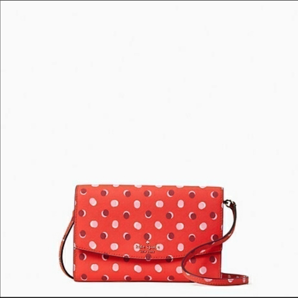 NWT‎ Kate Spade Laurel Way Fiesta Dot Winni-Digital Red